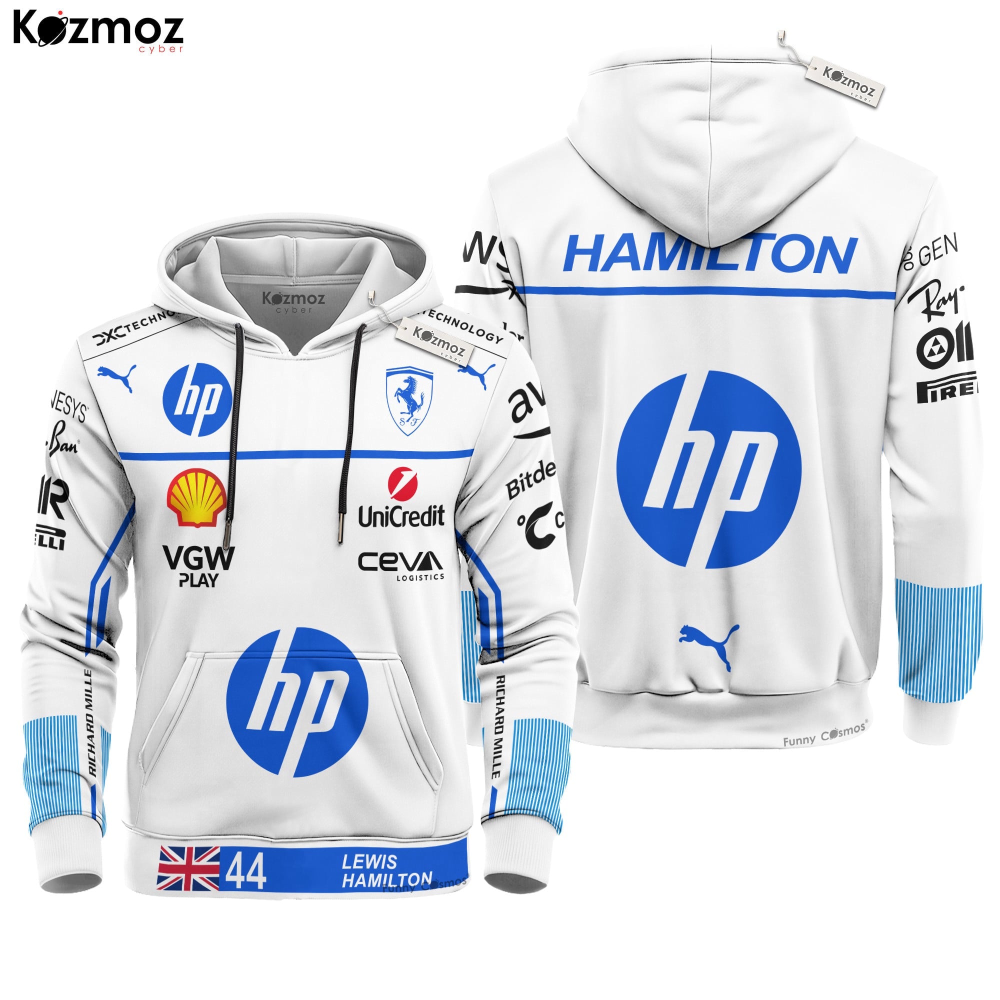 Lewis Hamilton Racing Suit 2025 Monaco GP Collection – SF  Racing Team