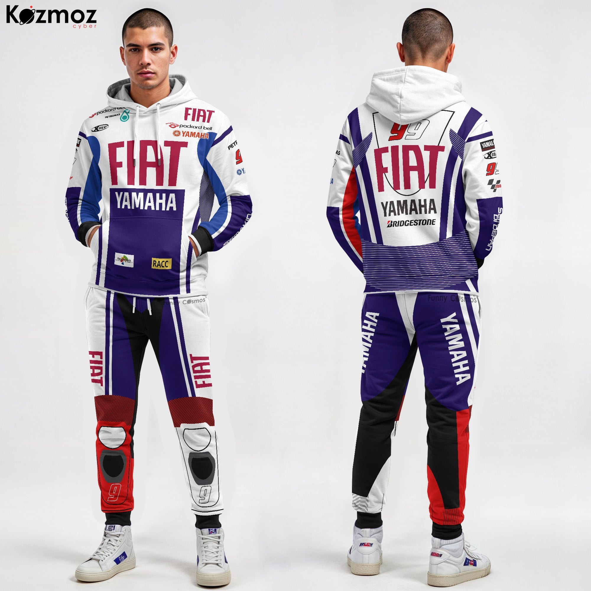 Jorge Lorenzo Racing Costume Fiat 2010 Collection – Yamaha MotoGP Racing Team