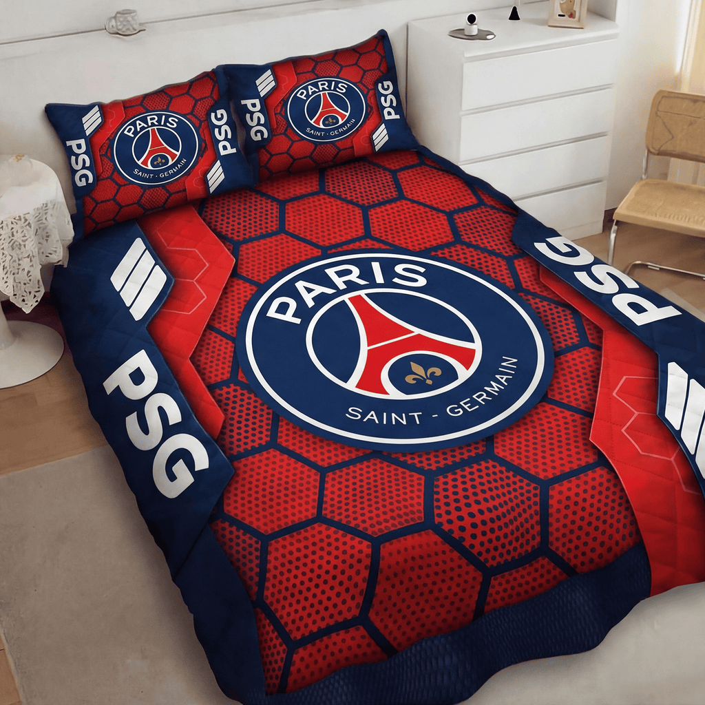 Paris Saint Germain Inspired Quilt Set