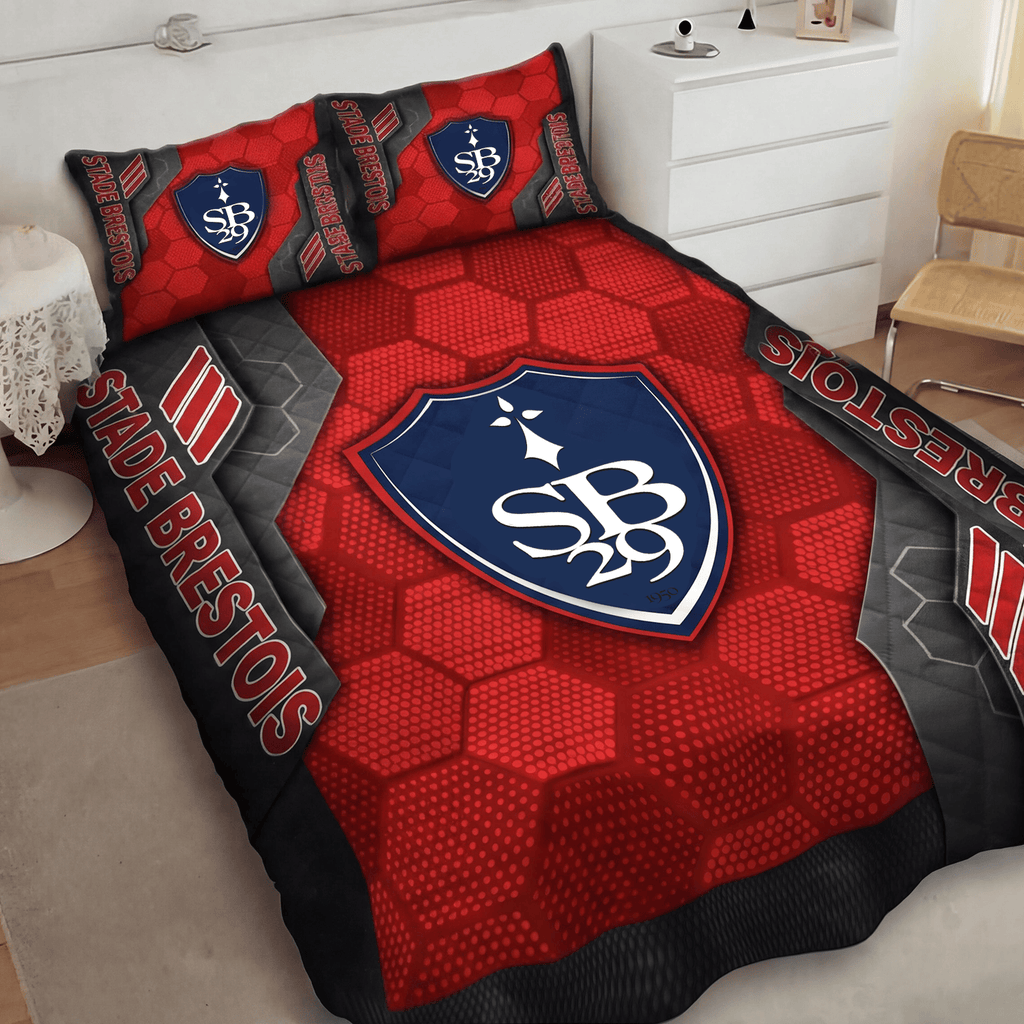 Stade Brestois Inspired Quilt Set