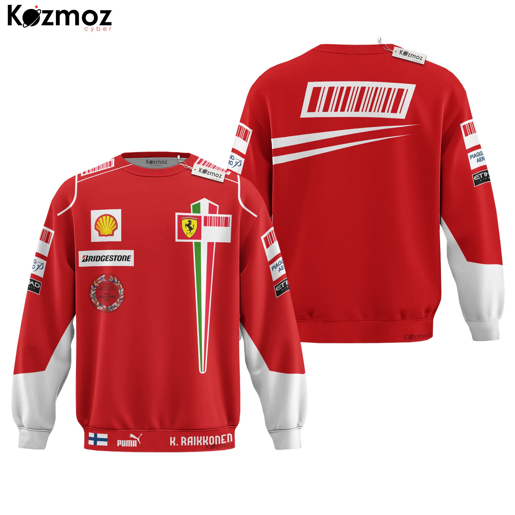 Kimi Raikkonen Racing Costume 2008 Collection Racing Team -