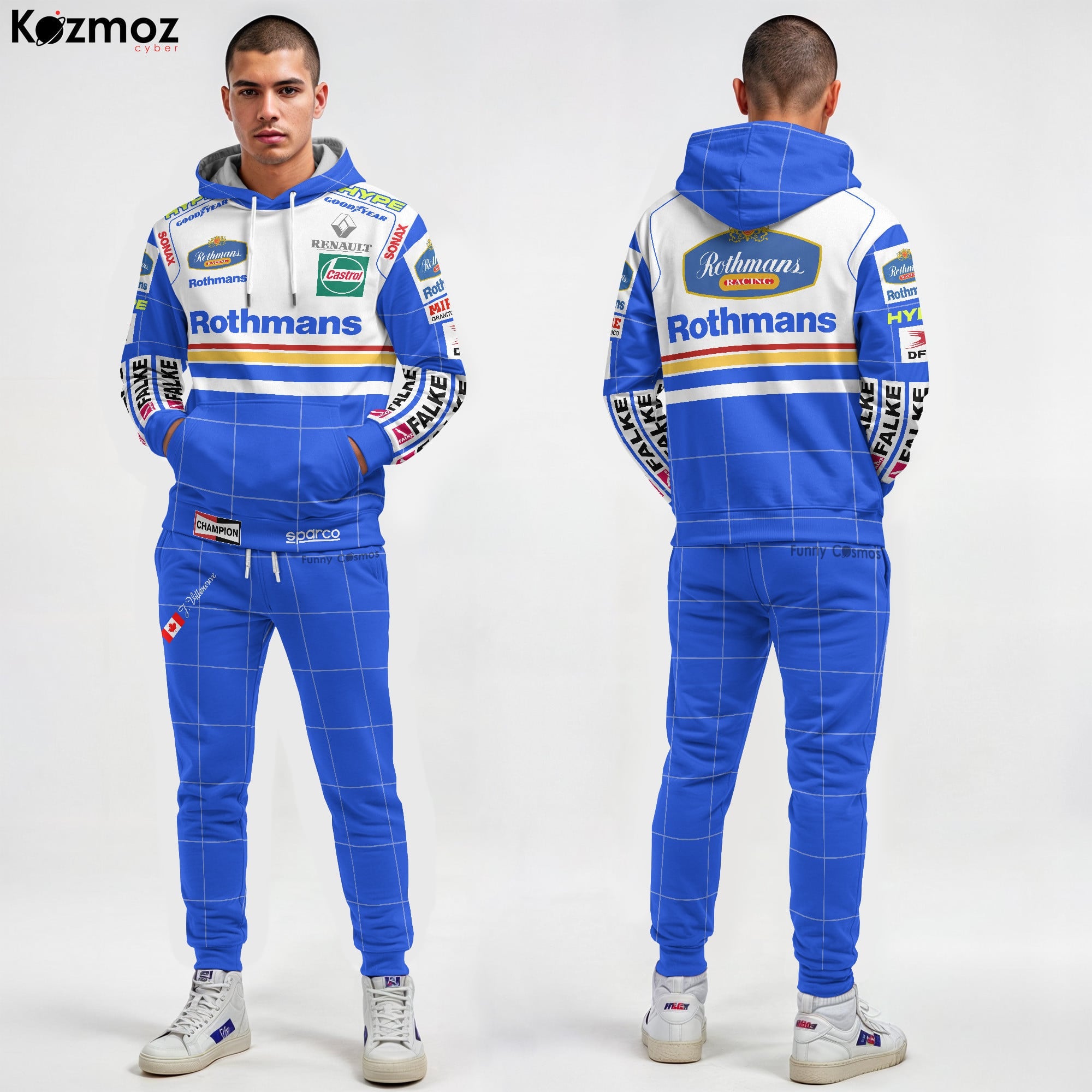 Jacques Villeneuve Racing Costume 1997 - Williams Renault Rothmans Team